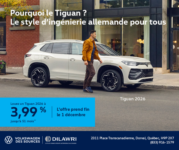 Procurez-vous le Volkswagen Tiguan 2025