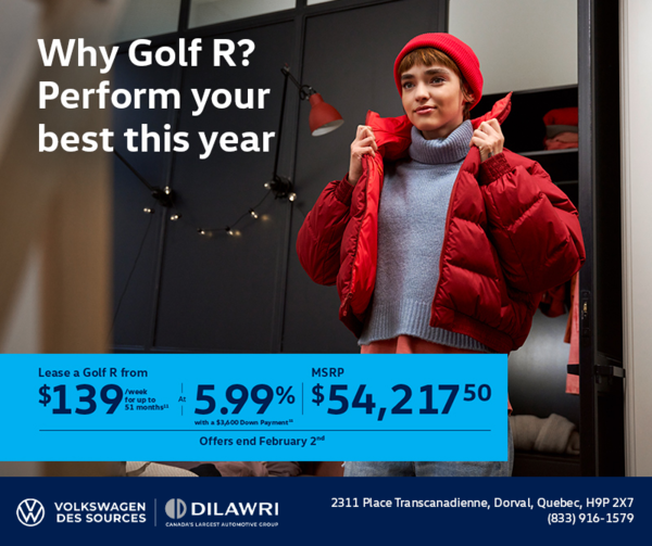 Get the 2026 Volkswagen Golf R