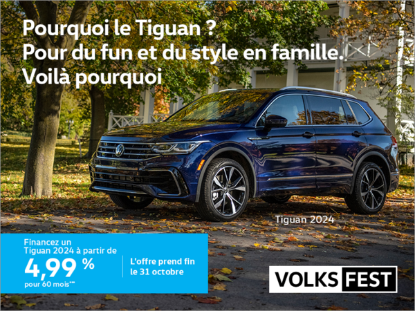 Procurez-vous le Volkswagen Tiguan 2024