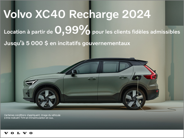 Le Volvo XC40 Recharge 2024