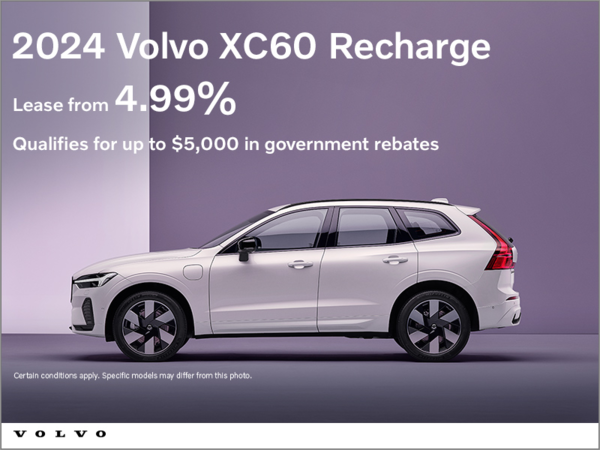 The 2024 Volvo XC60 Recharge