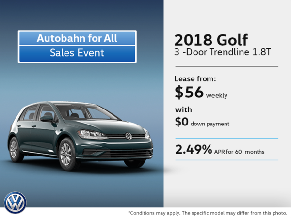Get the 2018 Golf 3-Door Today!