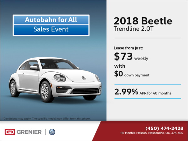 Get the 2018 Beetle Today!