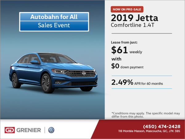 Get the 2019 Jetta today!