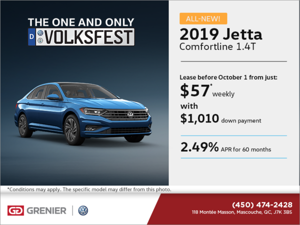 Get the all-new 2019 Jetta