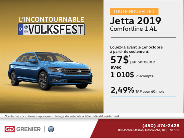 La toute nouvelle Jetta 2019