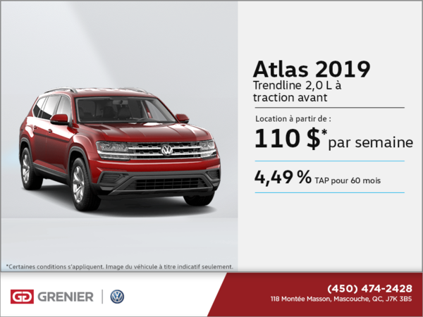 Louez l'Atlas 2019!