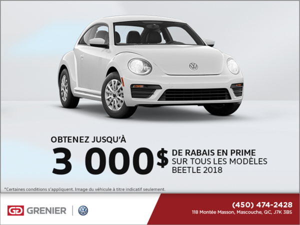 Obtenez la Beetle 2018!