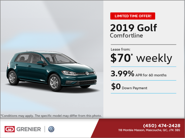Lease the 2019 Golf!