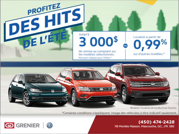 Profitez des hits de l'été!