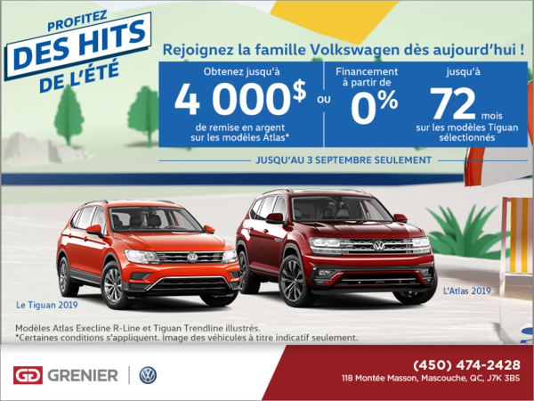Profitez des hits de l'été!