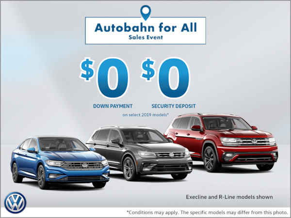Autobahn for All Sales Event