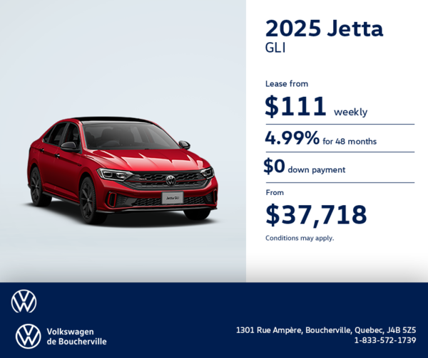 Get the 2025 Volkswagen Jetta GLI