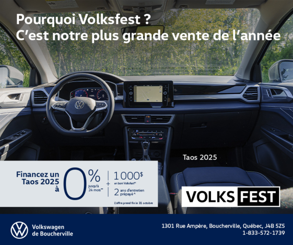 Procurez-vous le Volkswagen Taos 2025