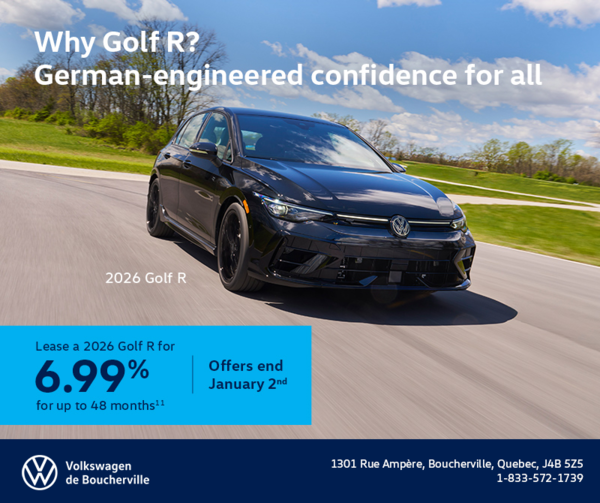 Get the 2026 Volkswagen Golf R
