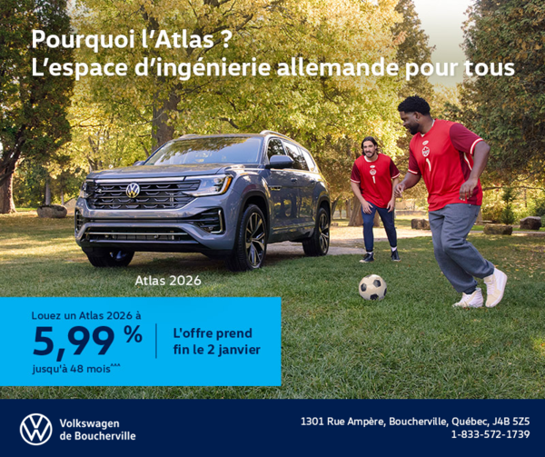 Procurez-vous le Volkswagen Atlas 2026