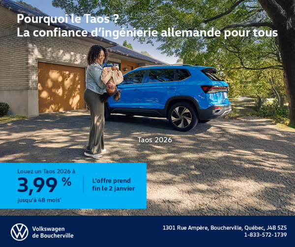 Procurez-vous le Volkswagen Taos 2026