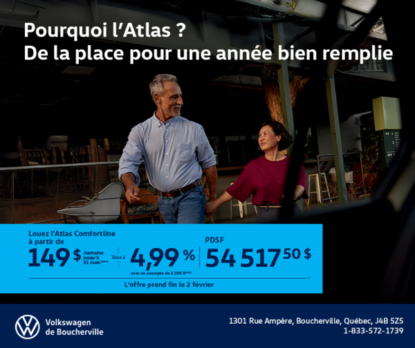 Procurez-vous le Volkswagen Atlas 2026
