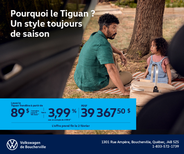 Procurez-vous le Volkswagen Tiguan 2026