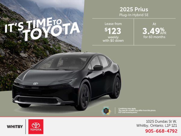2025 Toyota Prius Plug-In Hybrid