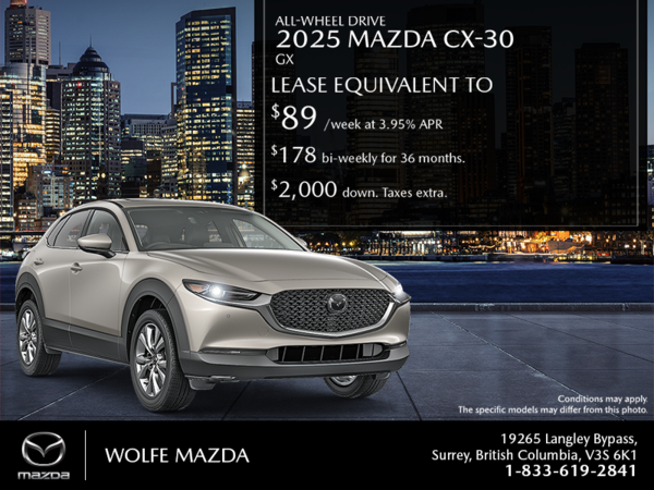 Wolfe Mazda - Get the 2025 Mazda CX-30