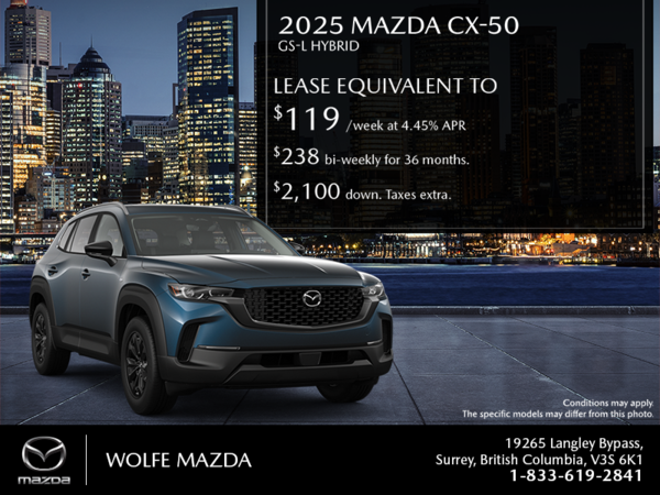 Get the 2025 Mazda CX-50 Hybrid