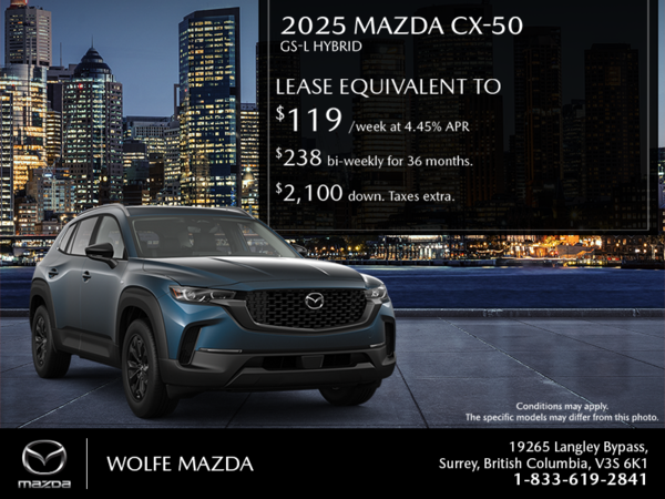 Wolfe Mazda - Get the 2025 Mazda CX-50 Hybrid