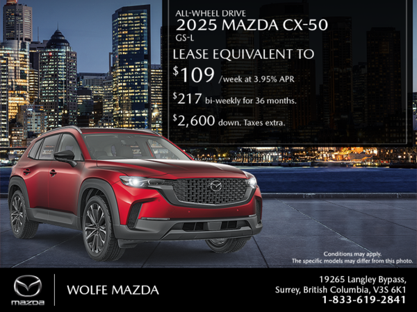 Get the 2025 Mazda CX-50