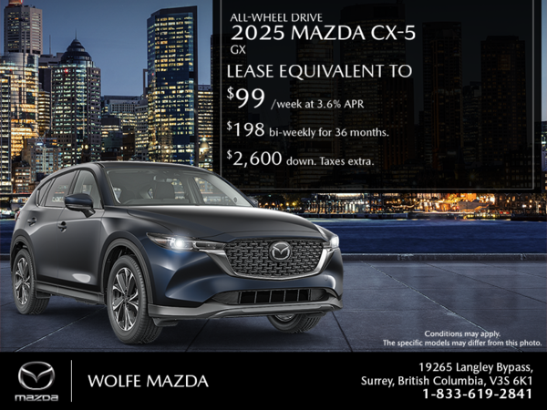 Wolfe Mazda - Get the 2025 Mazda CX-5