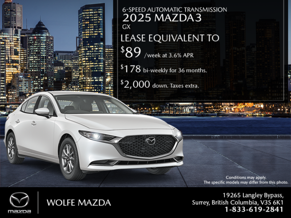 Wolfe Mazda - Get the 2025 Mazda3