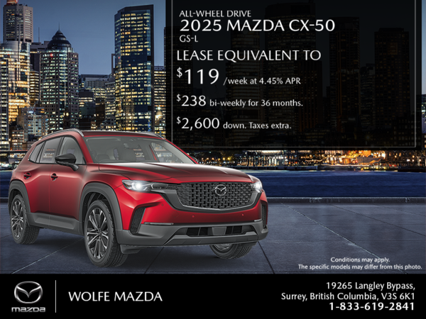 Wolfe Mazda - Get the 2025 Mazda CX-50