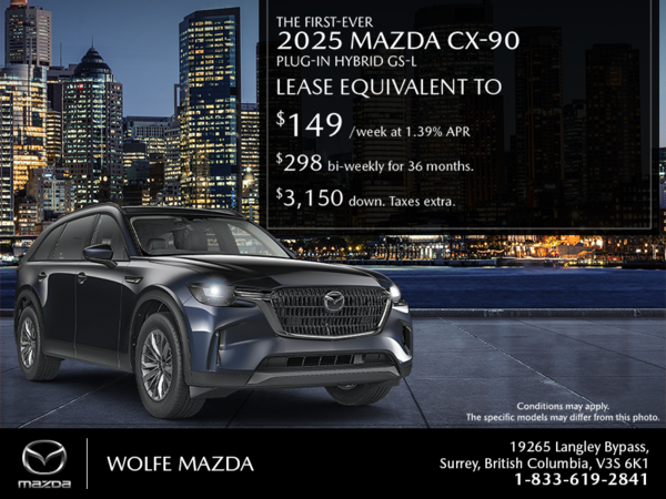 Get the 2025 Mazda CX-90 PHEV