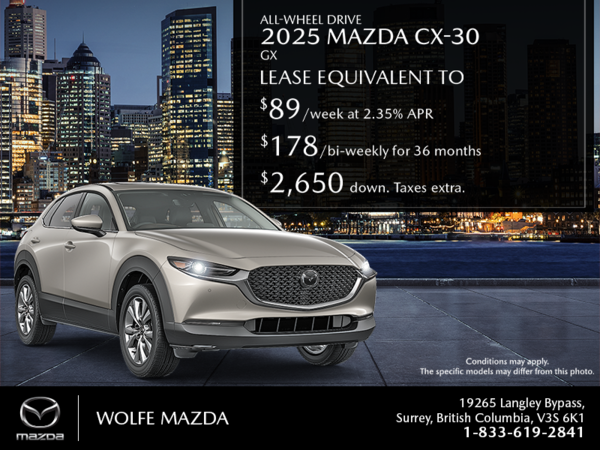 Get the 2025 Mazda CX-30