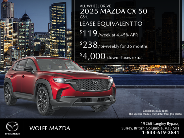 Get the 2025 Mazda CX-50