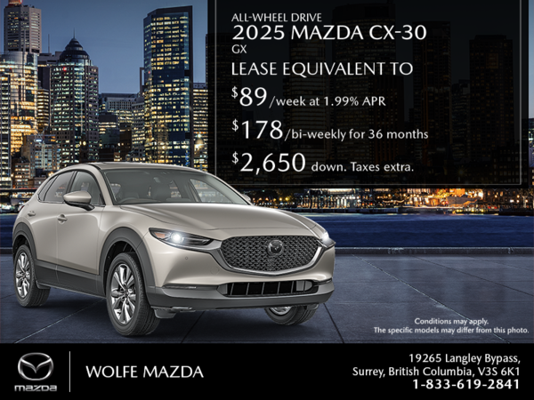 Get the 2025 Mazda CX-30