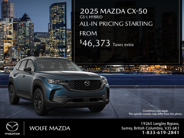 Get the 2025 Mazda CX-50 Hybrid