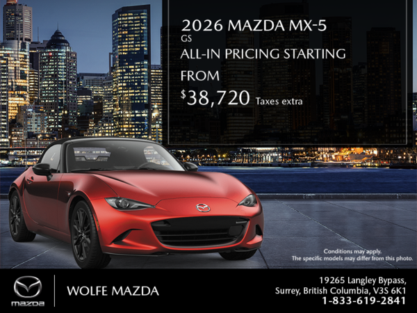Get the 2026 Mazda MX-5