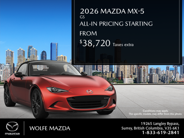 Get the 2026 Mazda MX-5