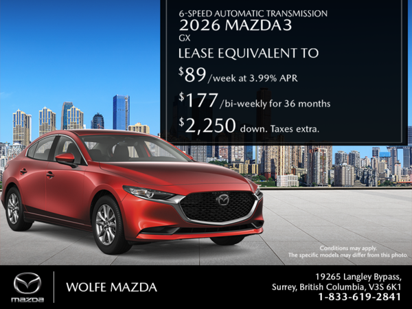 Get the 2026 Mazda3