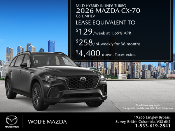 2026 Mazda CX-70 Mild Hybrid