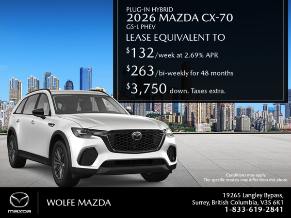 2026 Mazda CX-70 Plug-In Hybrid