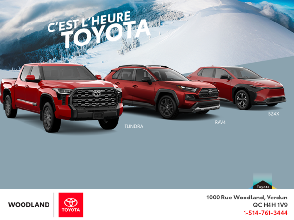 C'est l'heure Toyota!