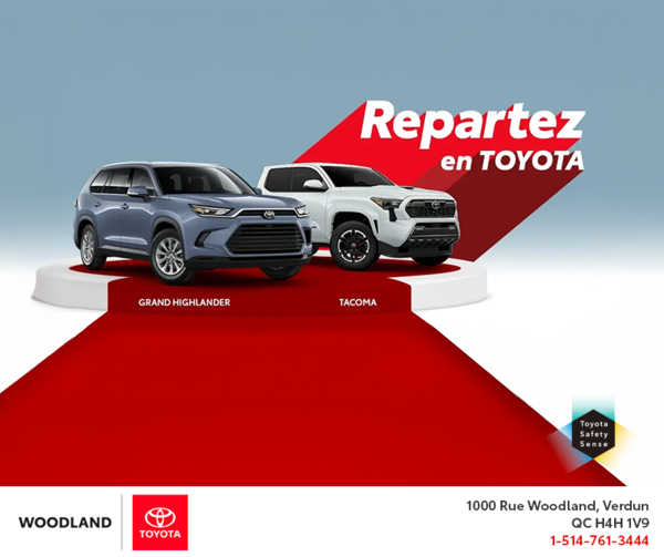 Repartez en Toyota!