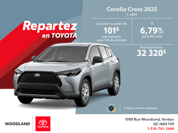 Toyota Corolla Cross 2025