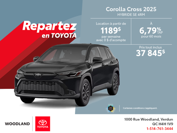 Toyota Corolla Cross Hybrid 2025