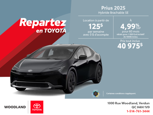 Toyota Prius Plug-In Hybrid 2025