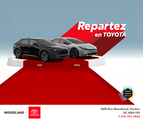 Repartez en Toyota!