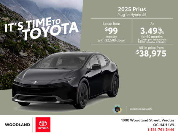 2025 Toyota Prius Plug-In Hybrid