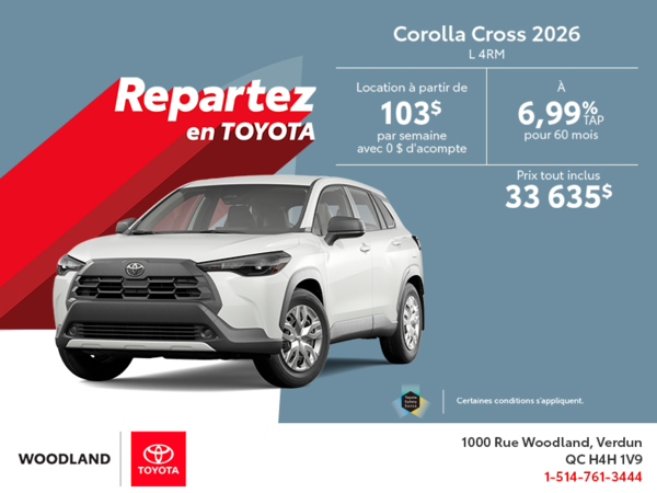 Toyota Corolla Cross 2026
