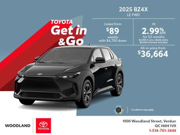 2025 Toyota BZ4X